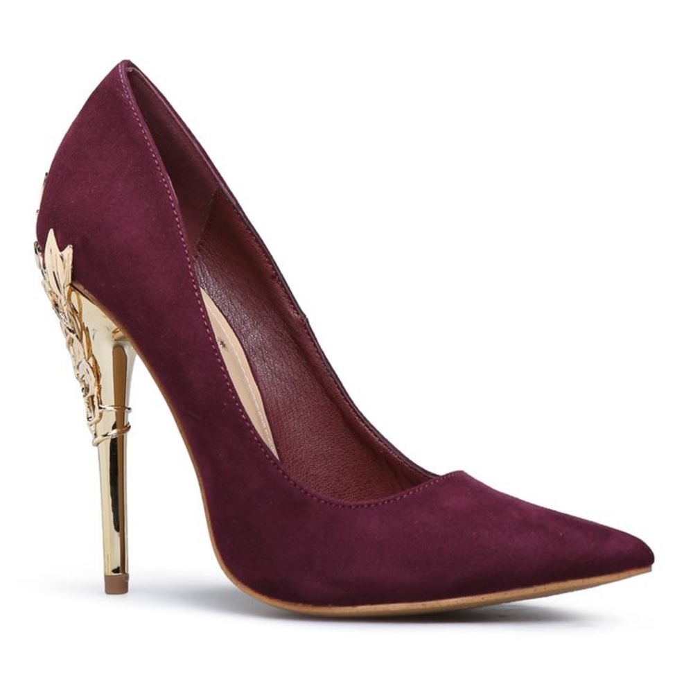 Shoedazzle Burgundy Esperanza pumps